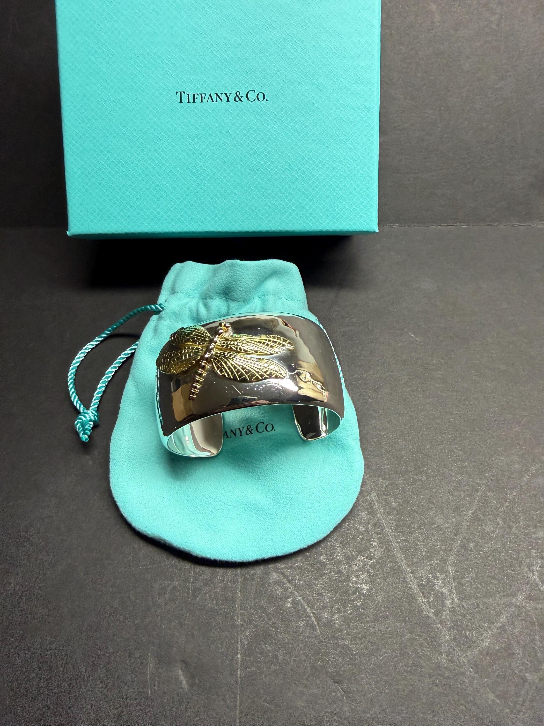 Tiffanys dragonfly silver cuff bracelet - Etsy 日本