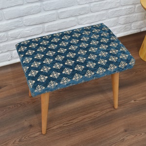 Vanity Chair - Stool - Bench - Versatile Chair - Ottoman - Footstool - Handmade Furniture - Pouf - Upholstered , Gift for Her, For Him