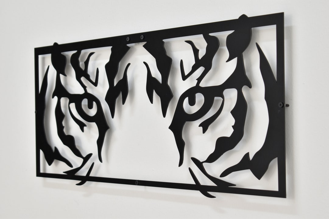Eye of the Tiger, Metal Wall Art, Home Wall Art, Metal Wall Decoration