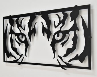 Eye Of The Tiger, Metal Wall Art, Home Wall Art, Metal Wall Decoration, Metal Art, Interior Design, Housewarming Gift, Decorative Wall Art