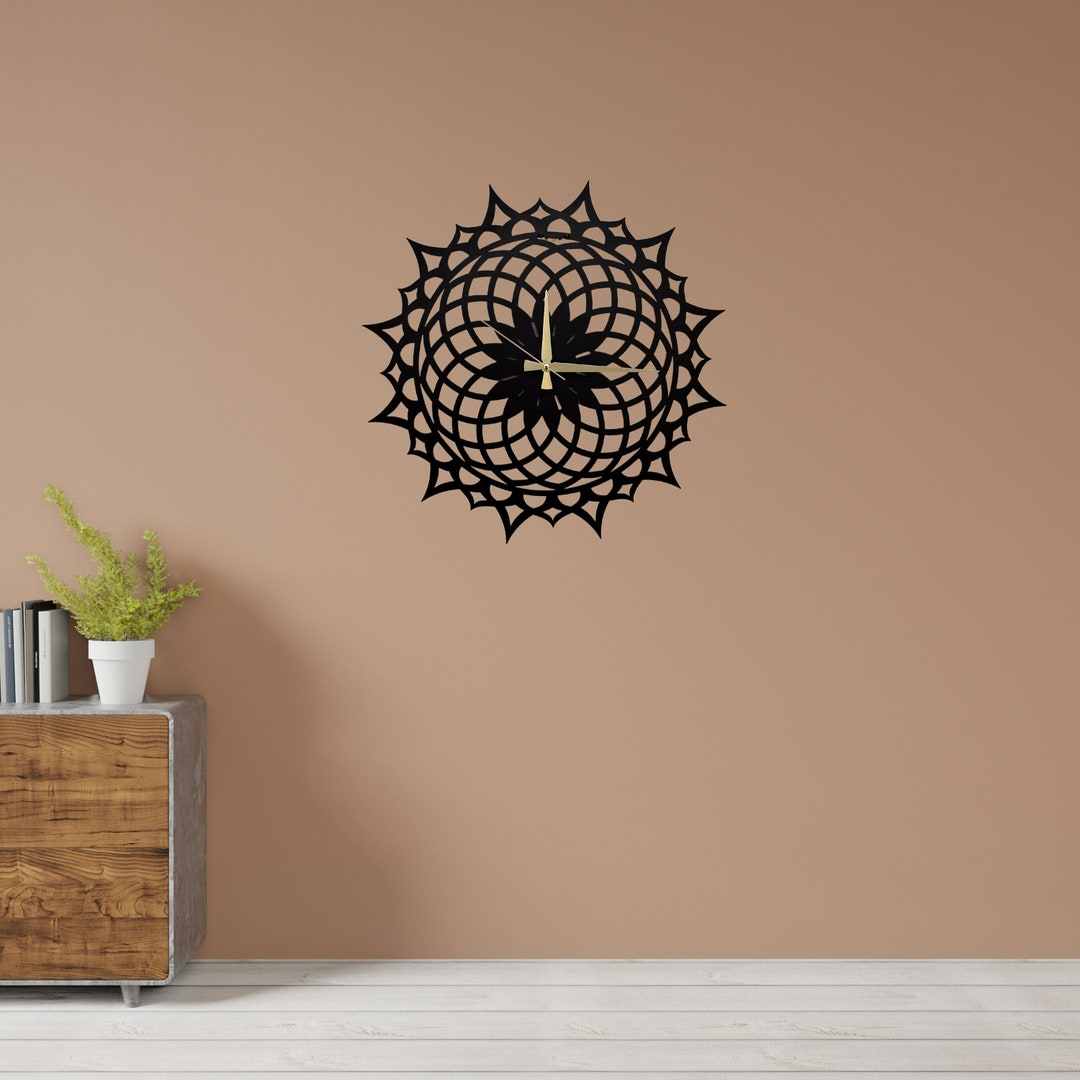 DESIGNER Metal Wall Clock, Unique Wall Clock, Clocks for Wall, Large ...