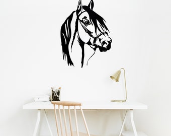 Unicon Good Night Horse Hand Wall Sticker Decal - Black, 42x75cm Vinyl Art For Kids Bedroom, Nursery - View #8