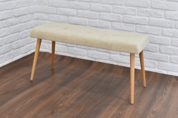 Narrow upholstered bench discount