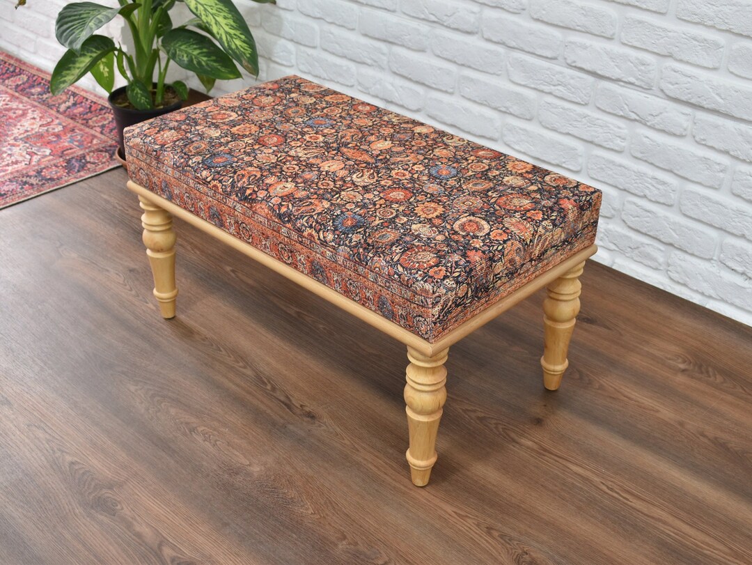 Wood Rustic Entryway Bench / End of Bed Bench / Window Bench ...