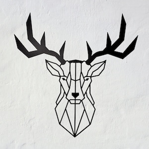 DEER WALL DECOR, Metal Wall Art, Home Wall Art, Metal Wall Decoration, Metal Art, Interior Design, Housewarming Gift, Decorative Wall Art