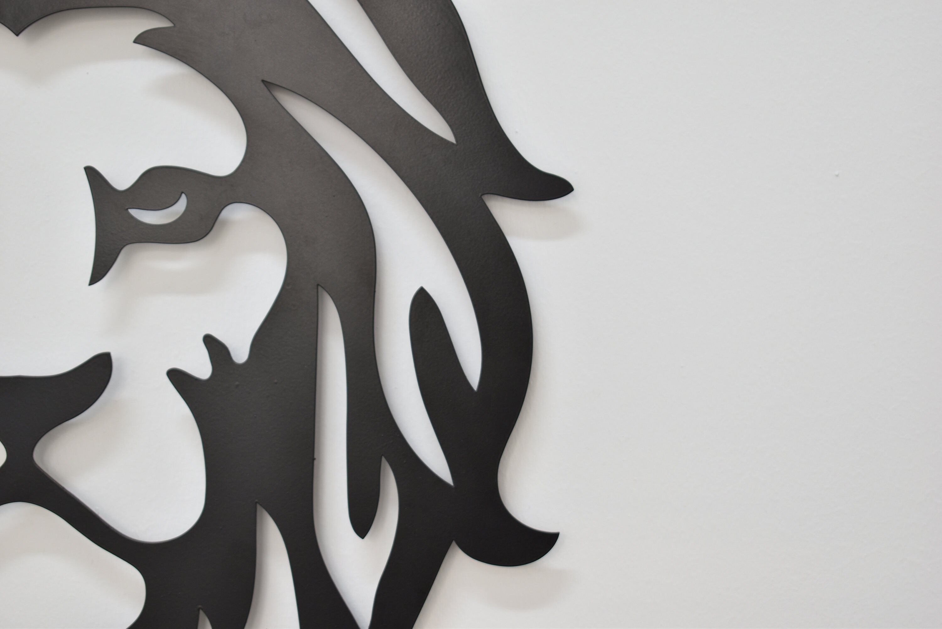 Lion Posts Metal Lion Metal Wall Art Metal Wall Sculpture Metal Wall Decor - Etsy