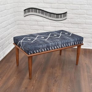 Bench, Wooden Bench, Upholstered Ottoman Chair, Handmade Furniture, Low Coffee Table, Living Room Center Table