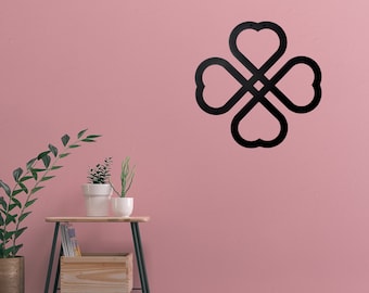 HARTEN, metalen harten - metalen wand opknoping cadeau voor haar wanddecoratie metalen muurteken hart muur opknoping aniversary cadeau uniek decor