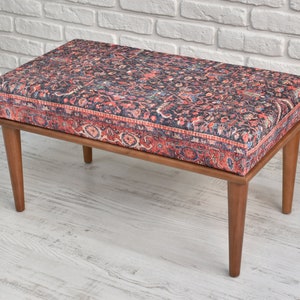 Bedroom bench / ottoman bench / sitting bench / bench for kitchen table / ethnic kilim bench / footstool ottoman / entryway bench