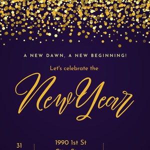New Year&#39;s Eve Invitation