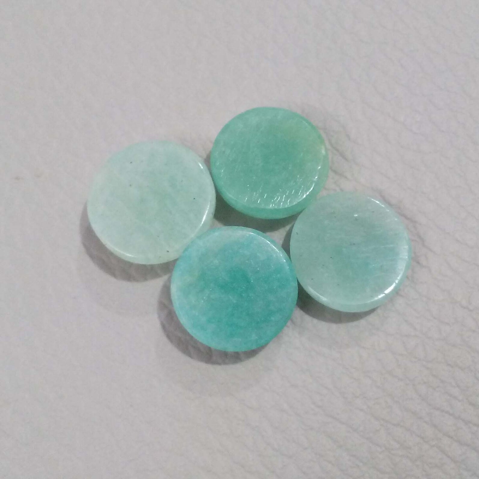 Dark Green Amazonite Lot Gemstone38.80 Crt Round Shape Etsy