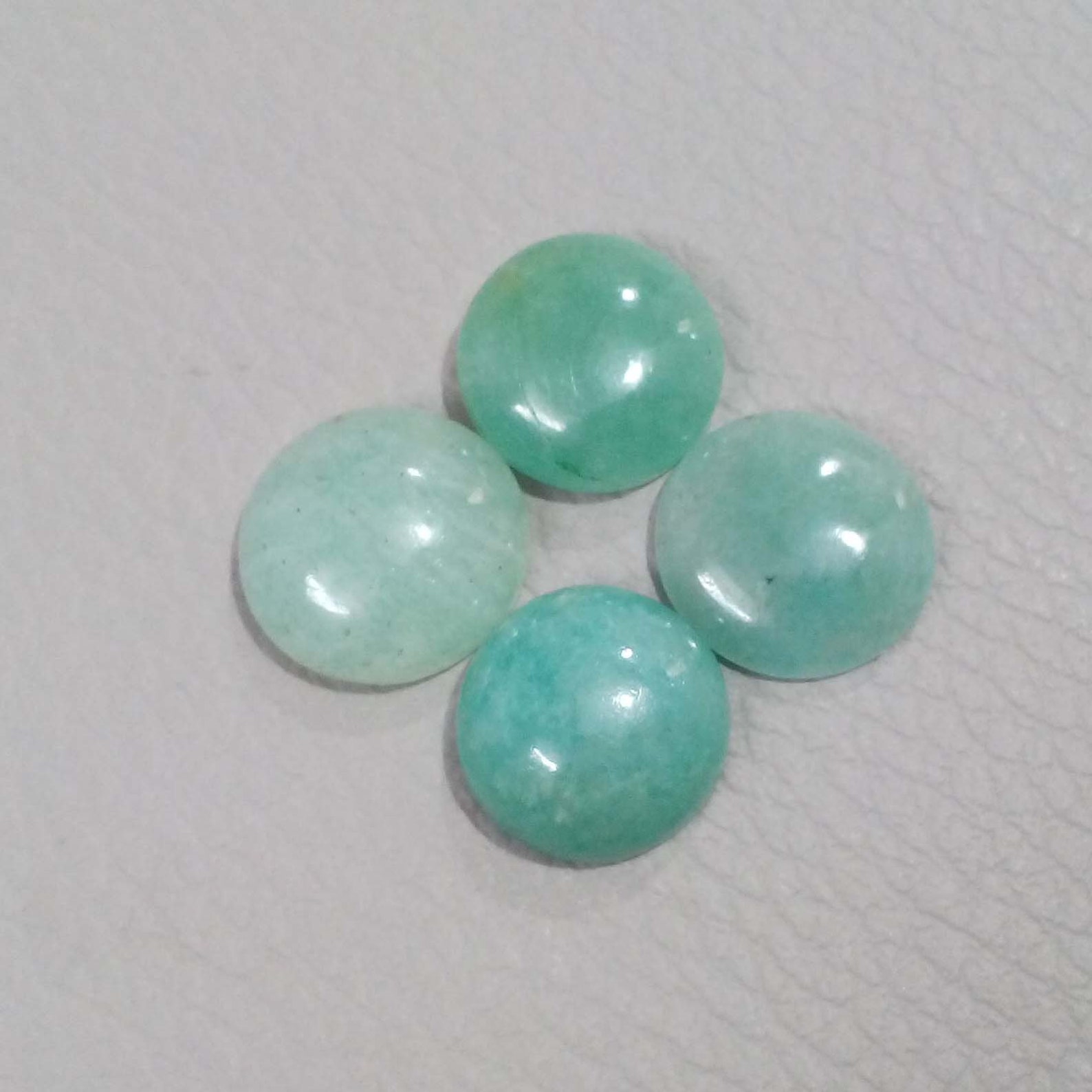 Dark Green Amazonite Lot Gemstone38.80 Crt Round Shape Etsy