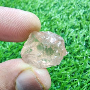 100% natürlicher Rosenquarz rau, Größe 23X20X17 MM, rosa Rosenquarzkristalle roh, loser Edelstein, Rosenquarz rauer Schmuck für die Herstellung