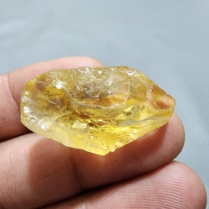 Wonderful Citrine Rough, Crystal Stone,Loose Citrine Rough,Size 32X15X13 MM Citrine Raw For Making Jewelry