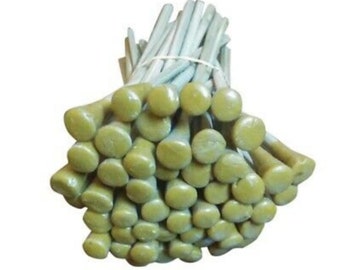 Bâtonnet de protection en bois de 25 pièces avec cire époxy ultime pour la coupe de pierres précieuses et le polissage