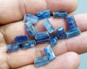 Blue Kyanite Chips: 50.80 Crt Lot, Raw Gemstone Pieces for Jewelry Making