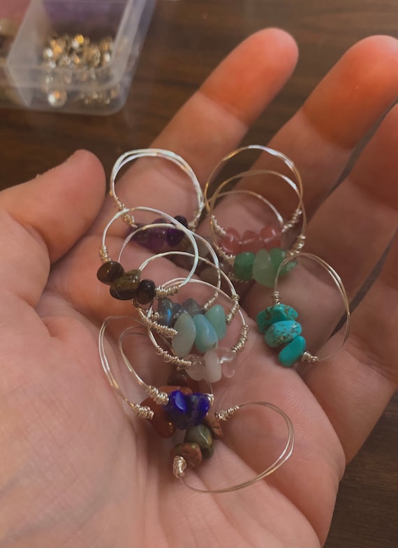 Etsy wire wrapped rings deals