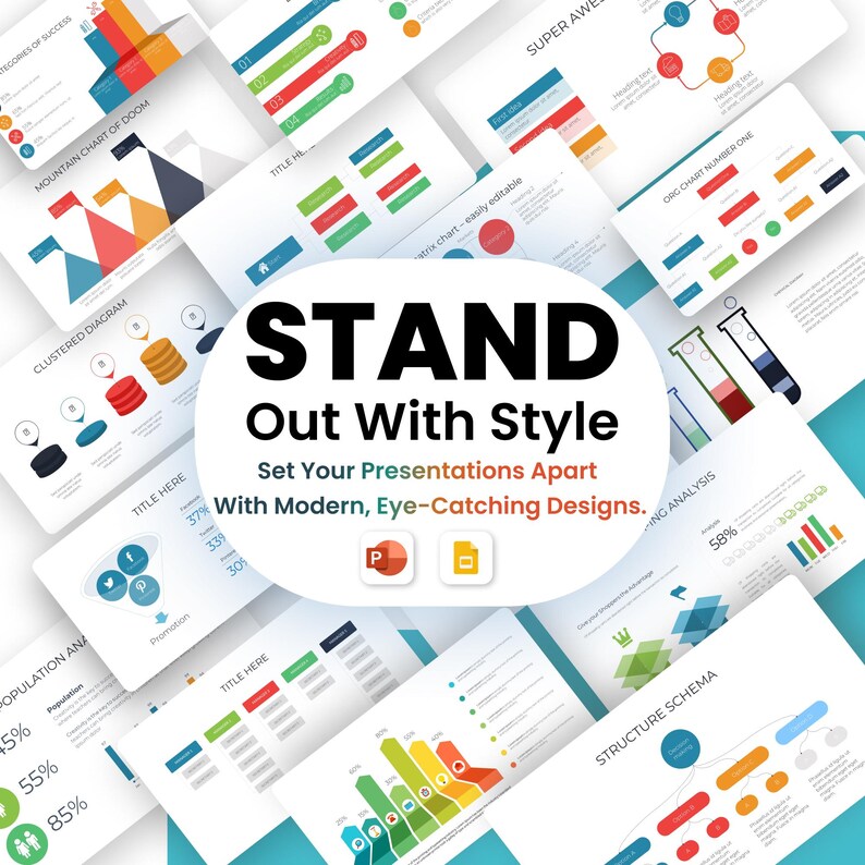 70+ Most Creative 3D Infographics PowerPoint Slides | Fully Editable 3D Data Visualization | Presentation & Pitch Deck Templates