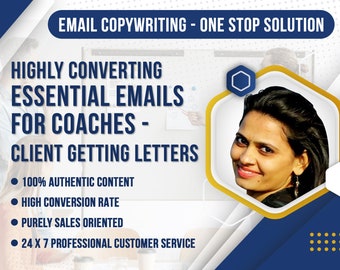 Highly Converting Essential Client Getting Emails Templates For Coaches Done For You