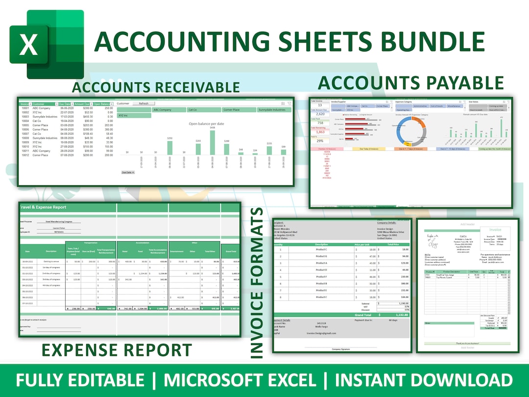accounting-excel-sheet-tools-bundle-accounts-receivable-excel-sheet-accounts-payable-excel-sheet-expense-report-excel-sheet-invoices-etsy for Free Printable Accounts Payable Sheets Accounting Excel Sheet Tools Bundle | Accounts Receivable Excel Sheet | Accounts Payable Excel Sheet | Expense Report Excel Sheet | Invoices - Etsy for Free Printable Accounts Payable Sheets