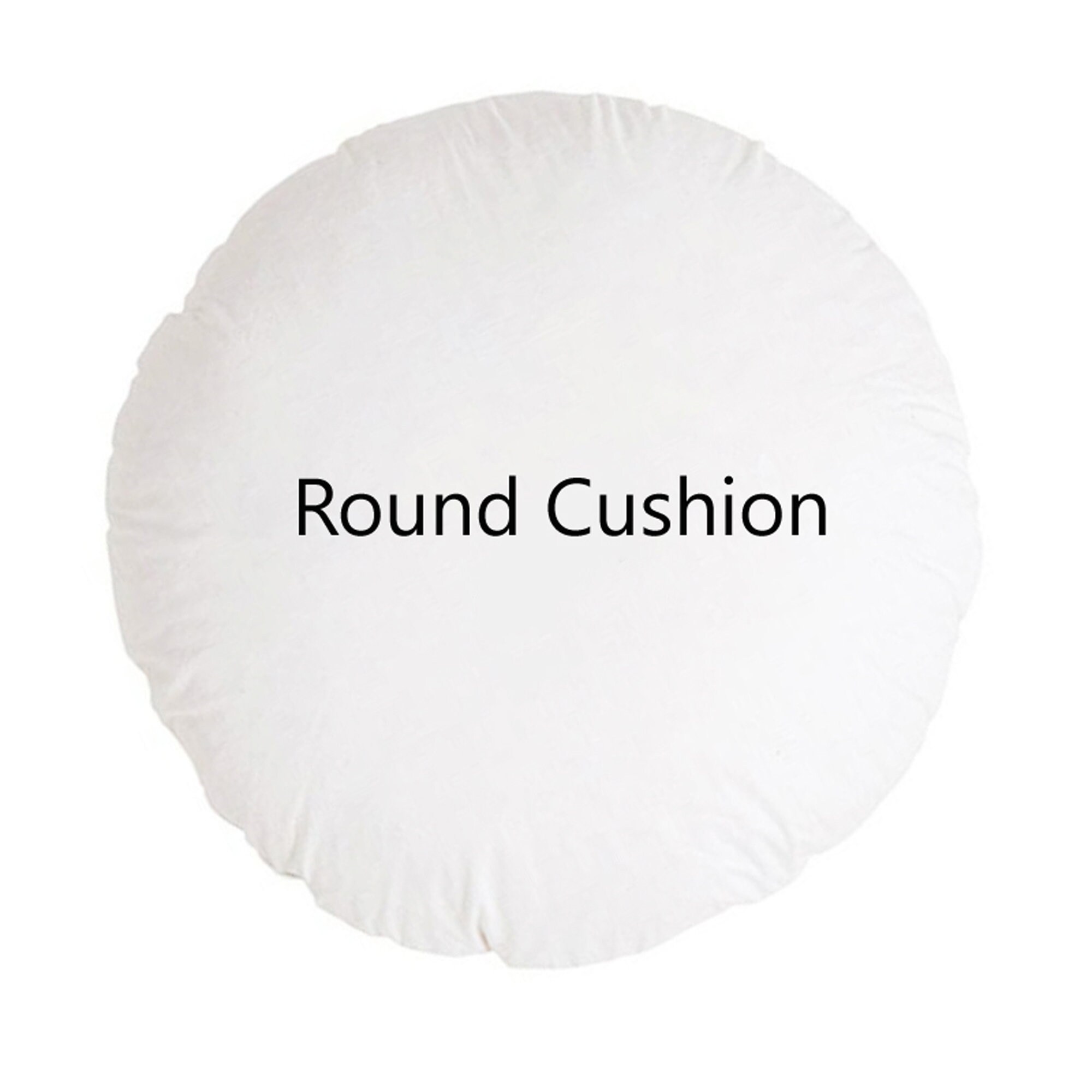 Round Cushion Pad Inner Circular Pillows Filler Floor Insert Chair Seat
