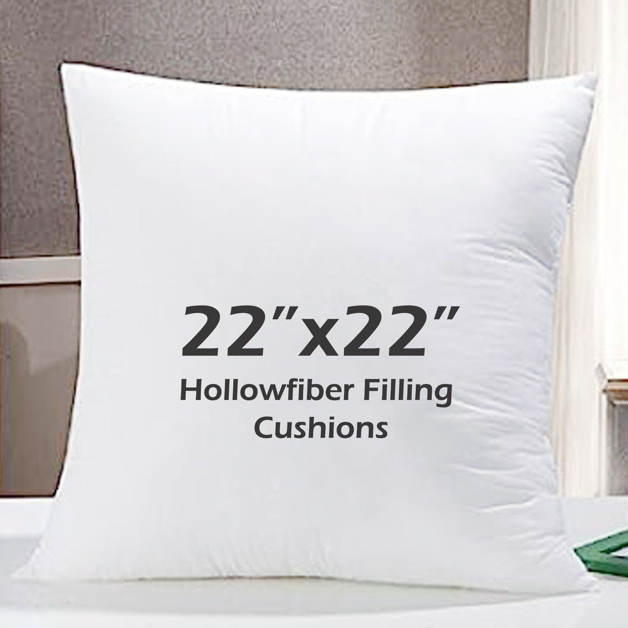 Hollow Fibre Cushion Pads Inner Inserts Scatters 22 X 22 55cm X 55cm Pack 1,2,4,6,8 & 10 Etsy UK