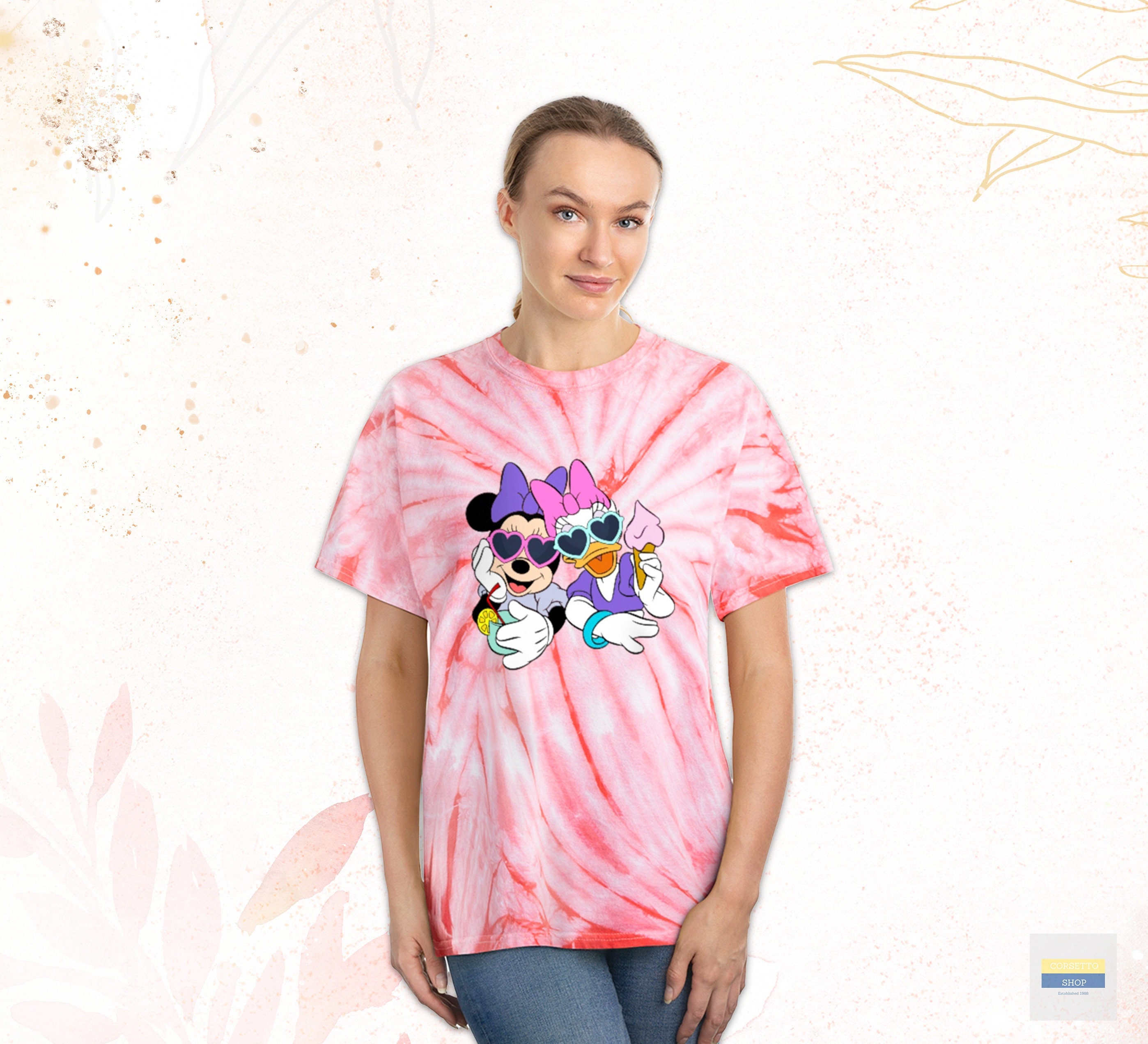 Discover Retro Minnie und Daisy 3D T-Shirt