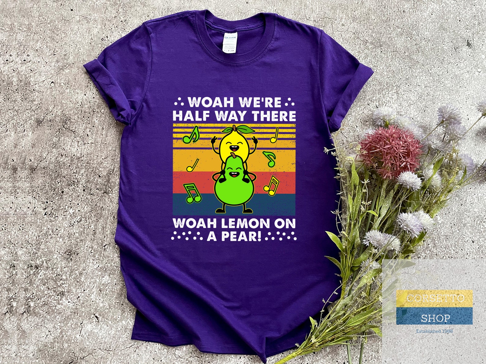 living on a pear t shirt