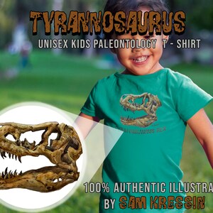 Paleontology Dinosaur Tshirt for Kids