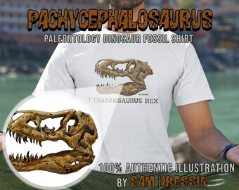 Tyrannosaurus Rex Paleontology T-Shirt Gift For Husbands