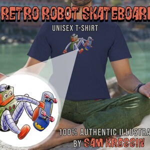 Retro T-Shirt for Skateboarder