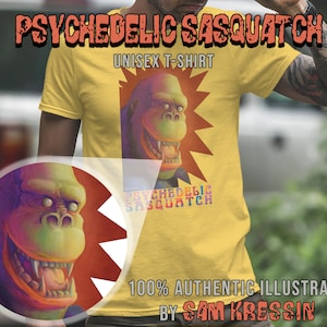 Psychedelic Sasquatch TShirt