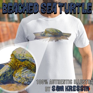 Sea Turtle Hawaiian Beach T-Shirt