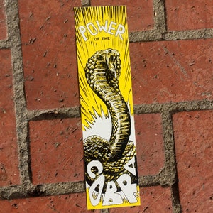 Enorme "Kracht van de Cobra" Sticker