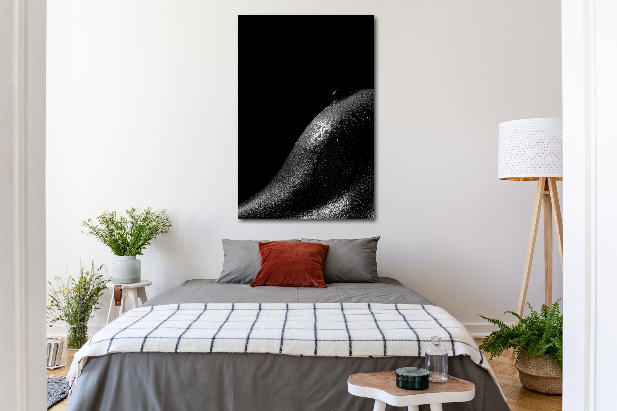 Erotic Wall Art Canvas Set. Sexy Body Decor. Bedroom Wall Decor. Office