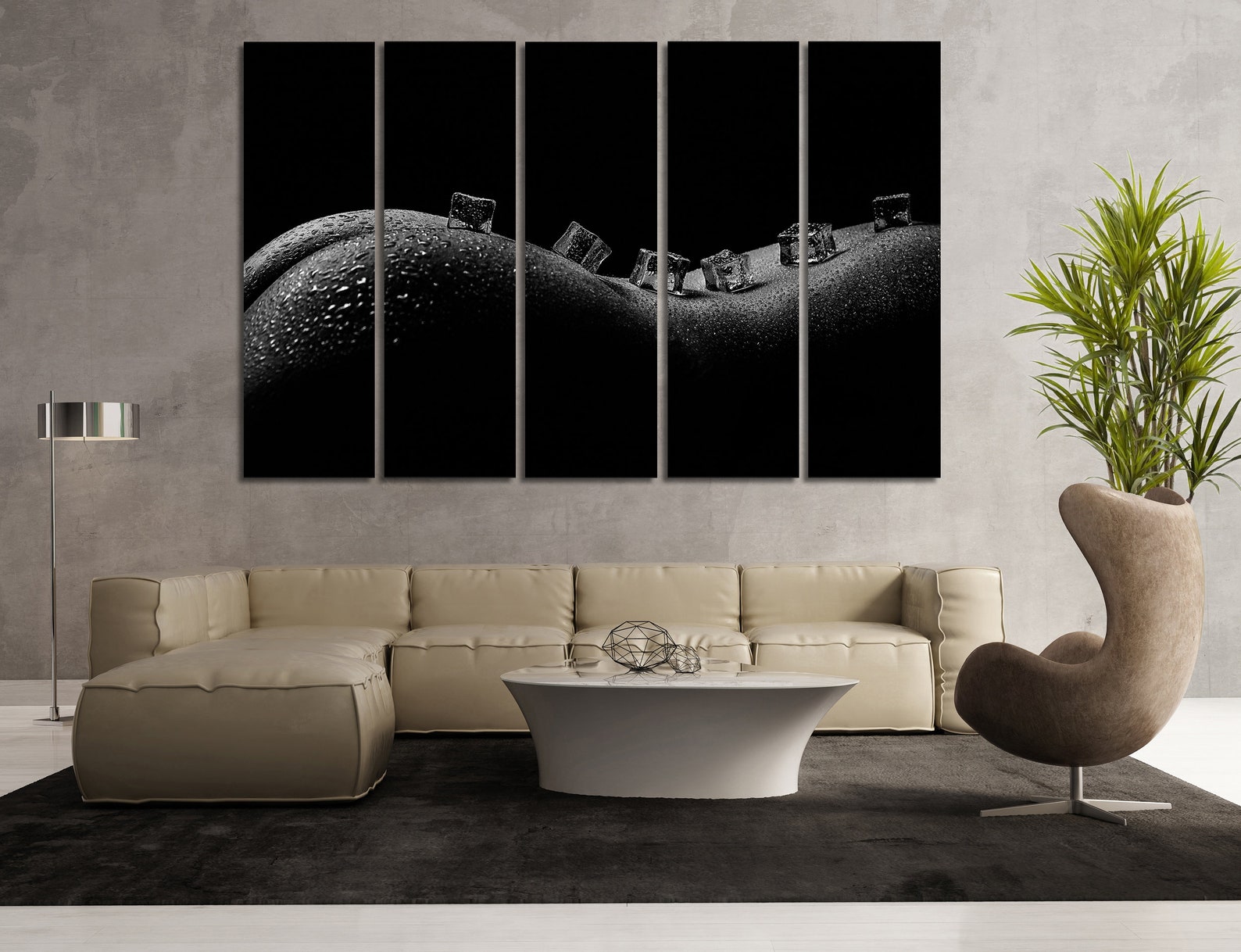 Erotic Wall Art Canvas Set Contemporary Art Sexy Body Decor Etsy