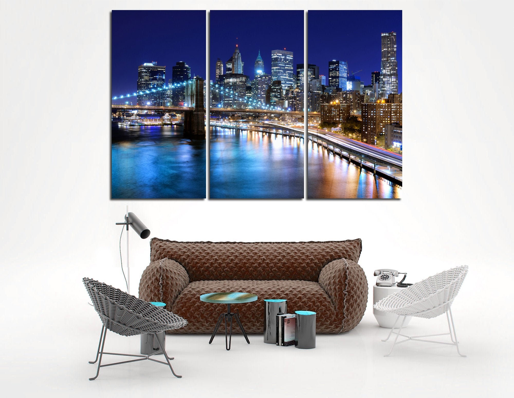 New York Canvas Wall Art New York City Skyline Print for Wall New York