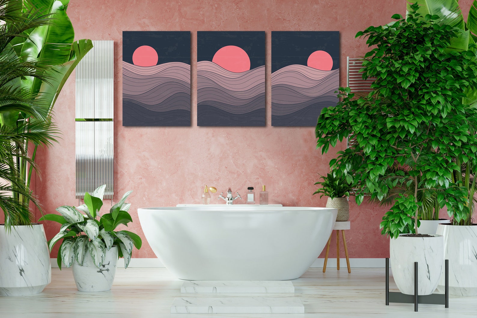 Japanese Minimalism Canvas Set Japanese Modern Art Japan Contemporary