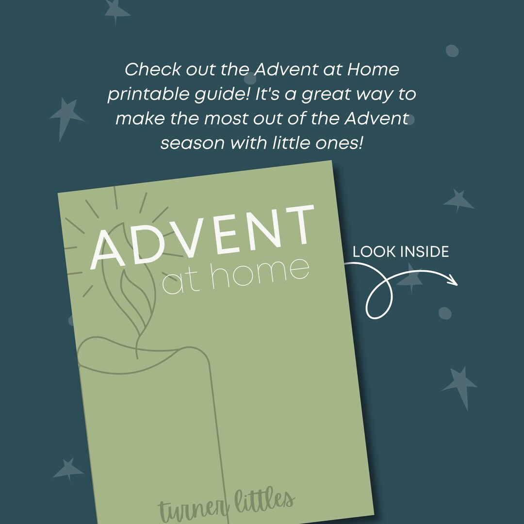 Advent at Home a Printable Advent Guide for Families PDF Instant ...