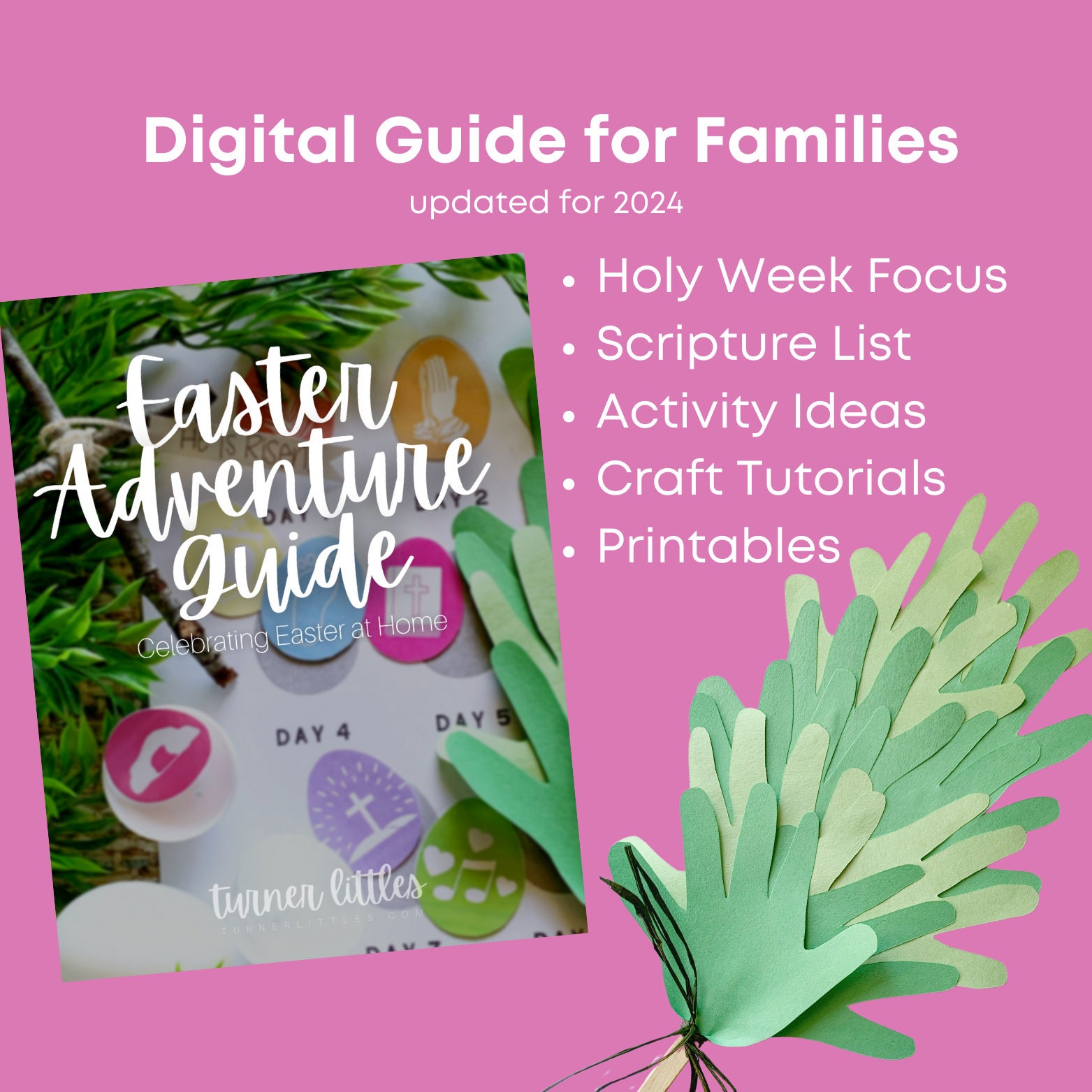 Printable Easter Activity Pack for Kids With Crafts, Scripture Reading ...