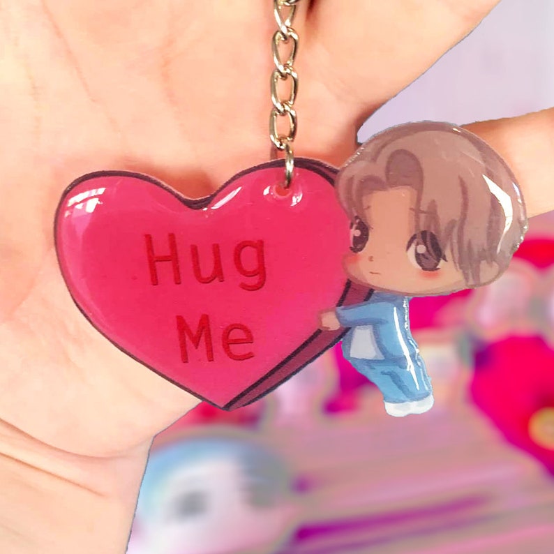 BTS Kpop Keychain Backpack Charm Bts Keychain Park Jimin Valentines Day Bag Charm
