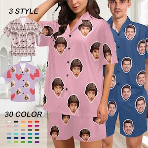 Custom Face Pajama Set, Personalized Photo pajama, Pajama Set For Family, Custom Gift For Dad,Birthday Gifts,Family Love Gift