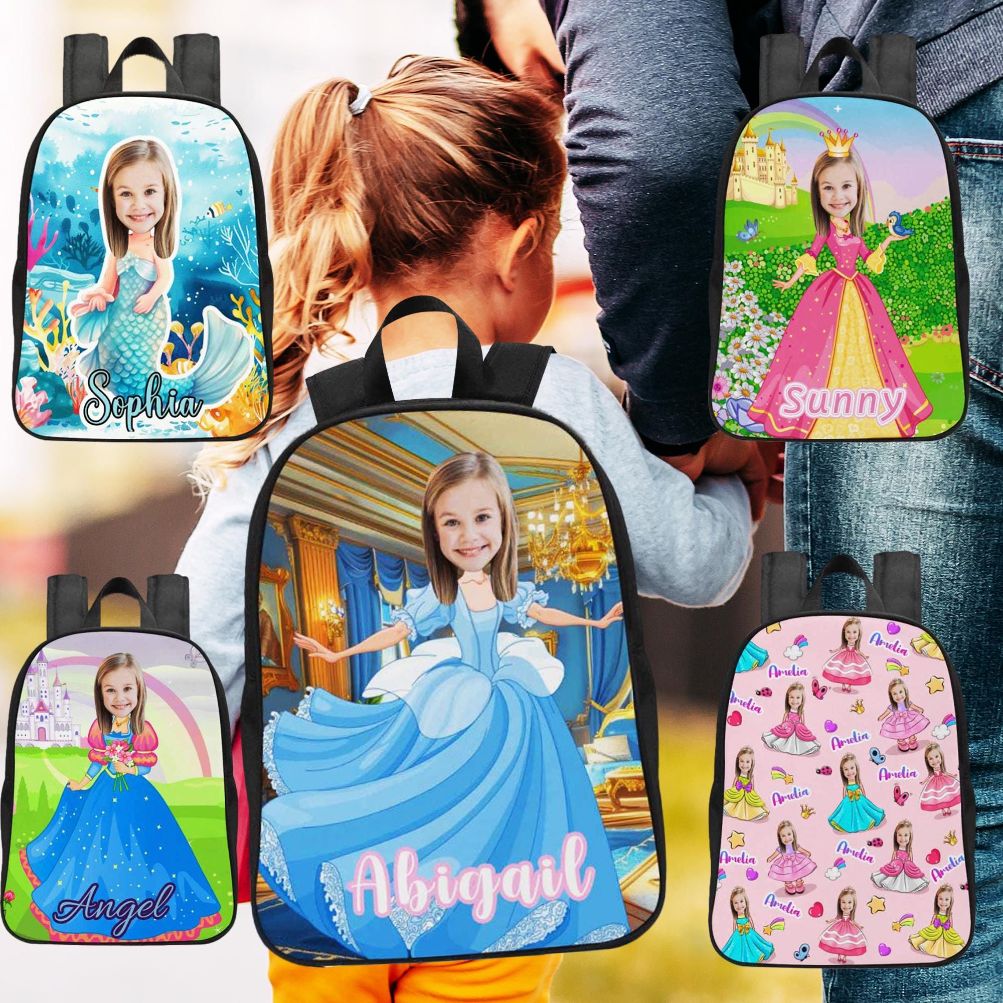 Disney princess back to school backpack discount