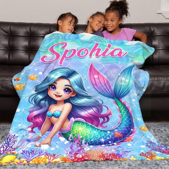 Throw Blanket Girl Blankets Personalized Precious Moments Bedtime