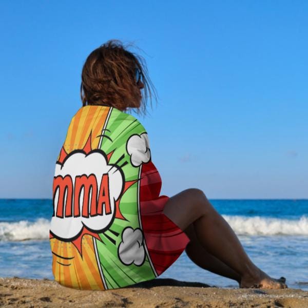 Personalized Beach Towel,Customized Comic Pattern Beach Towel,Face Beach Towel,Kids Pool Towel,Bachelorette Bridesmaid Towel,Brithday Gifts