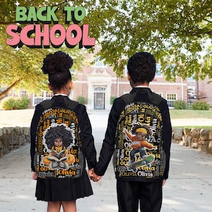 Personalized Black Boy/Girl Backpack, Lunch Bag, Custom Name Backpack,  Personalized Name School Bag,Black Boy/Girl Bag,Back to School Gifts