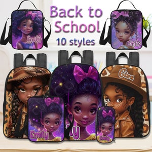 Black Girl Backpack Etsy Canada