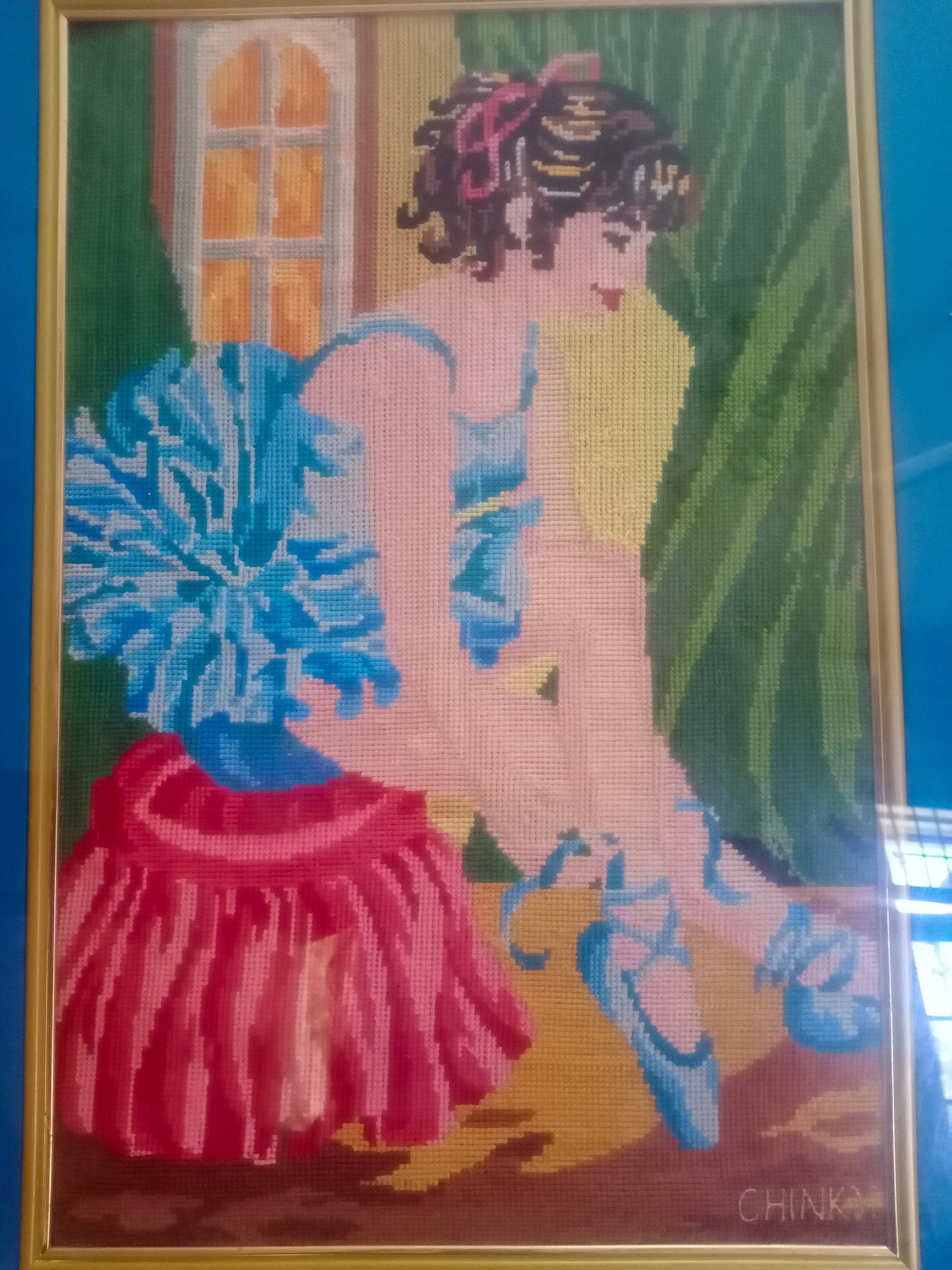 Cross Stitch Painting for Decor and Gifting Etsy