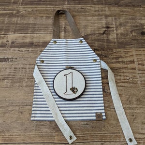 Signature Horizontal Stripe Apron afbeelding 3