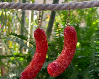 Hot Cheeto Puff Earrings
